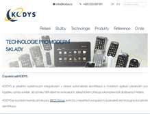 Tablet Screenshot of kodys.cz